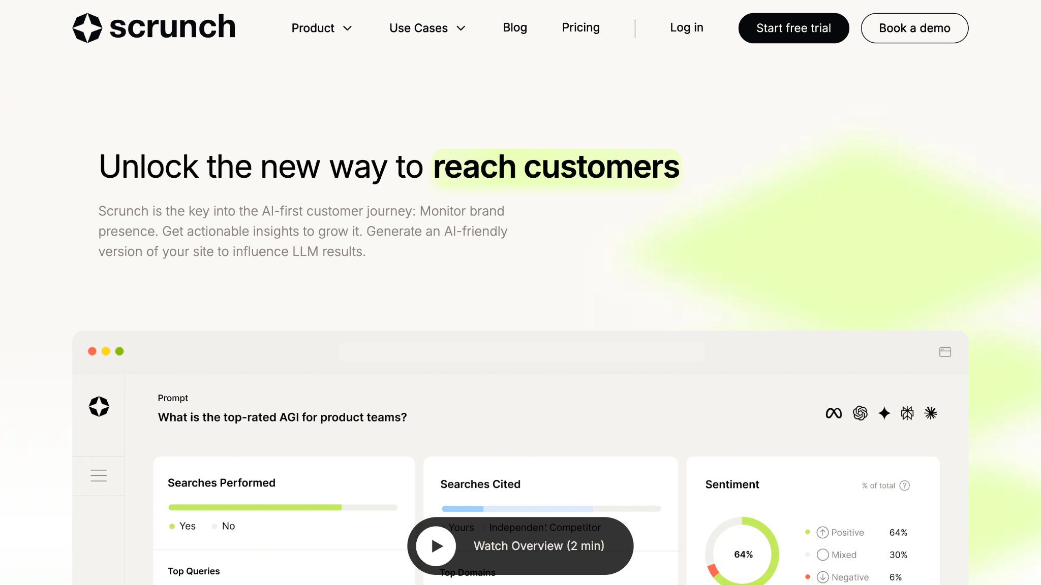 Scrunch—the best AI search visibility tool