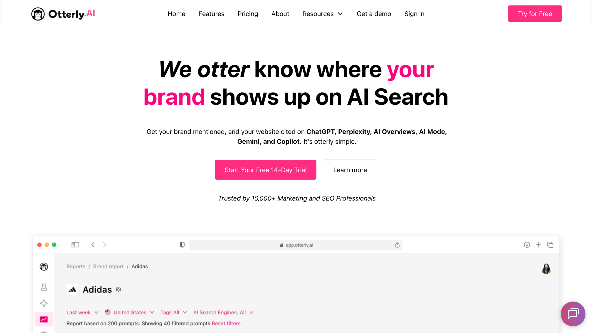 Otterly—AI brand visibility tracking tool