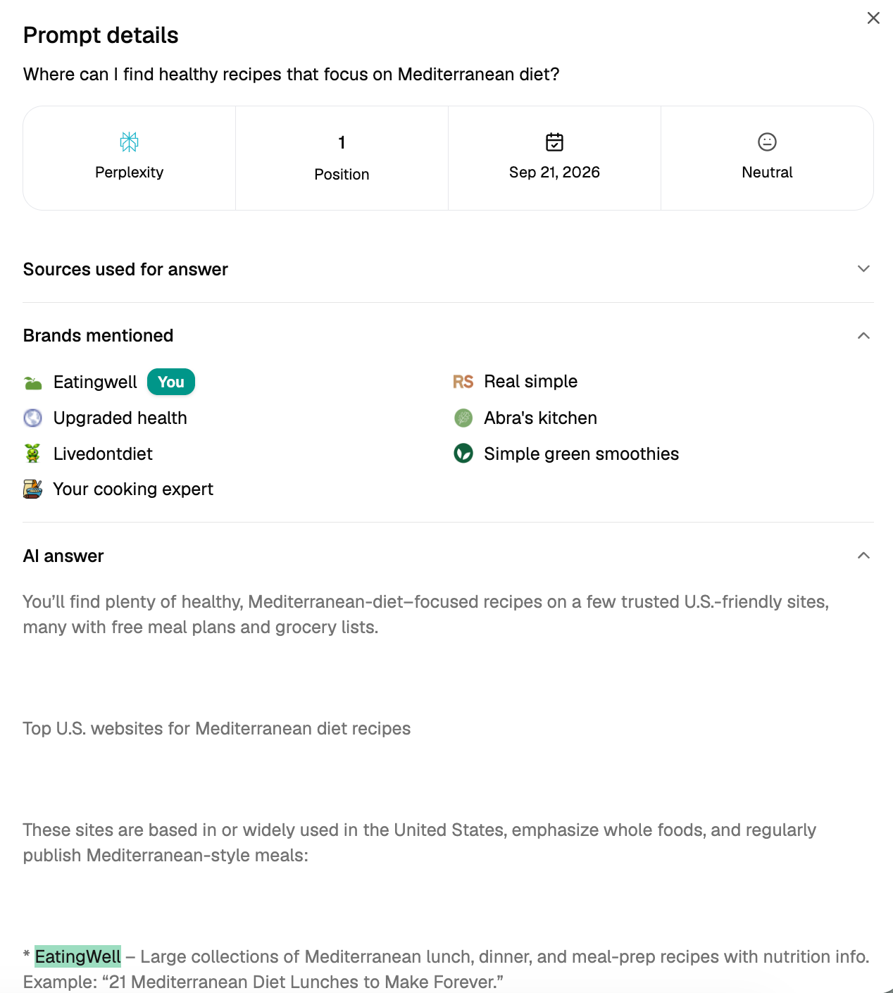 Check out unedited AI answers in SE Visible Unedited AI answer in SE Visible