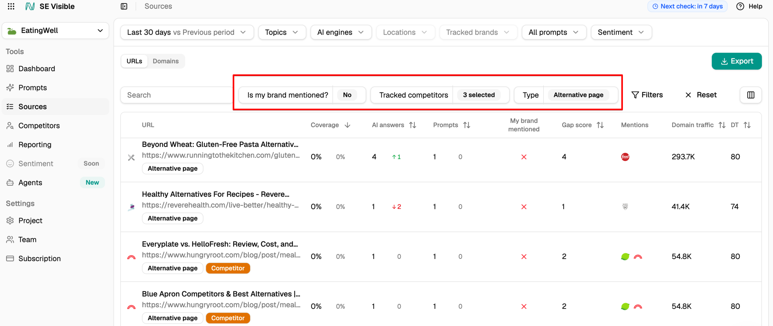 Filter cited sources in SE Visible Filters for cited sources in SE Visible