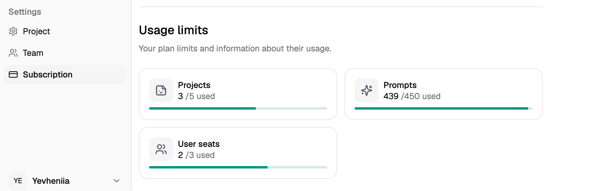 Manage your usage limits in SE Visible Track you usage limits in SE Visible